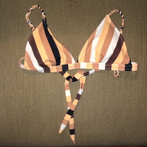 Cupshe Symmetrical Nude Colored High-waisted Swim - Picture 4 of 4